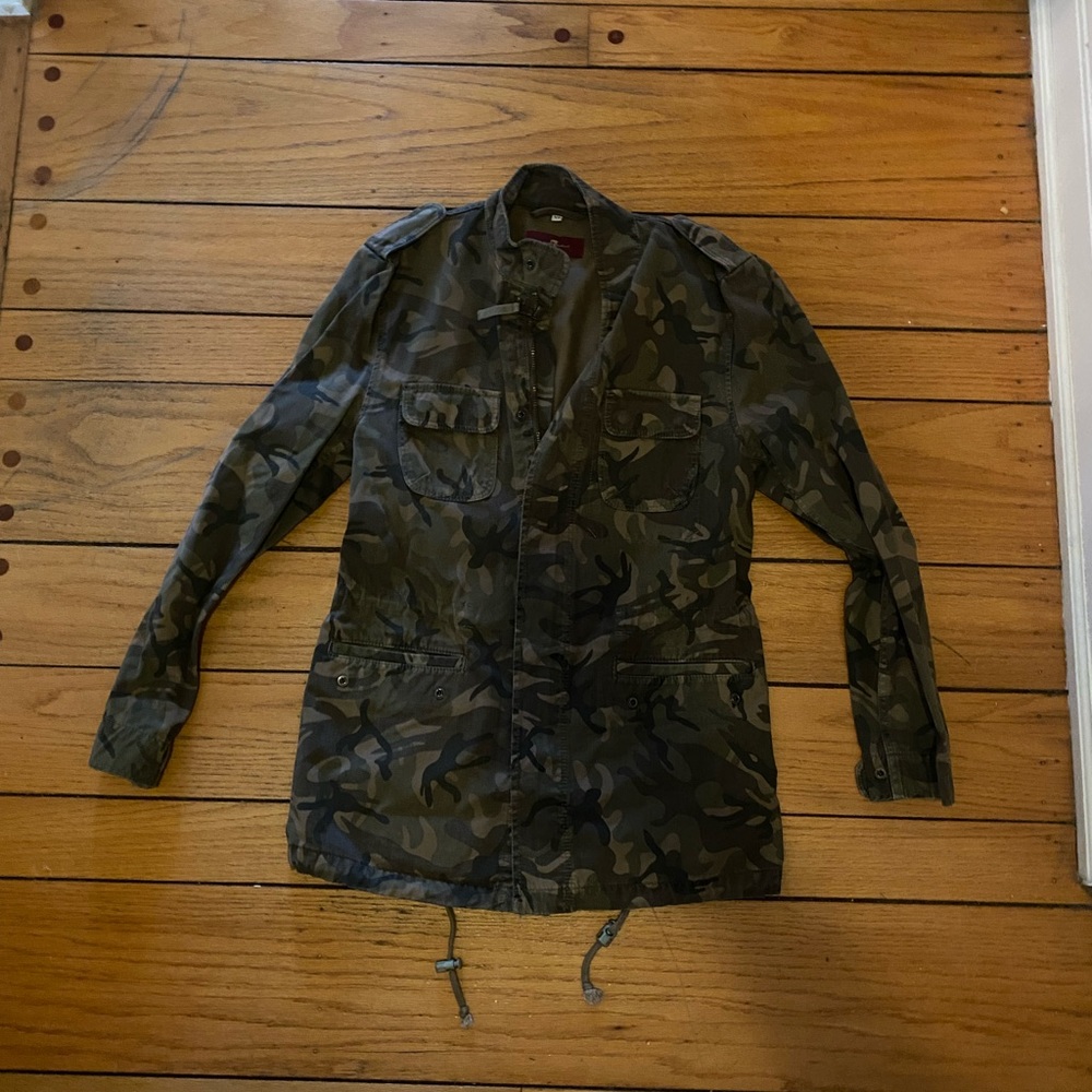 Camouflage jacket. From the forest to the bar, a perfect jacket.